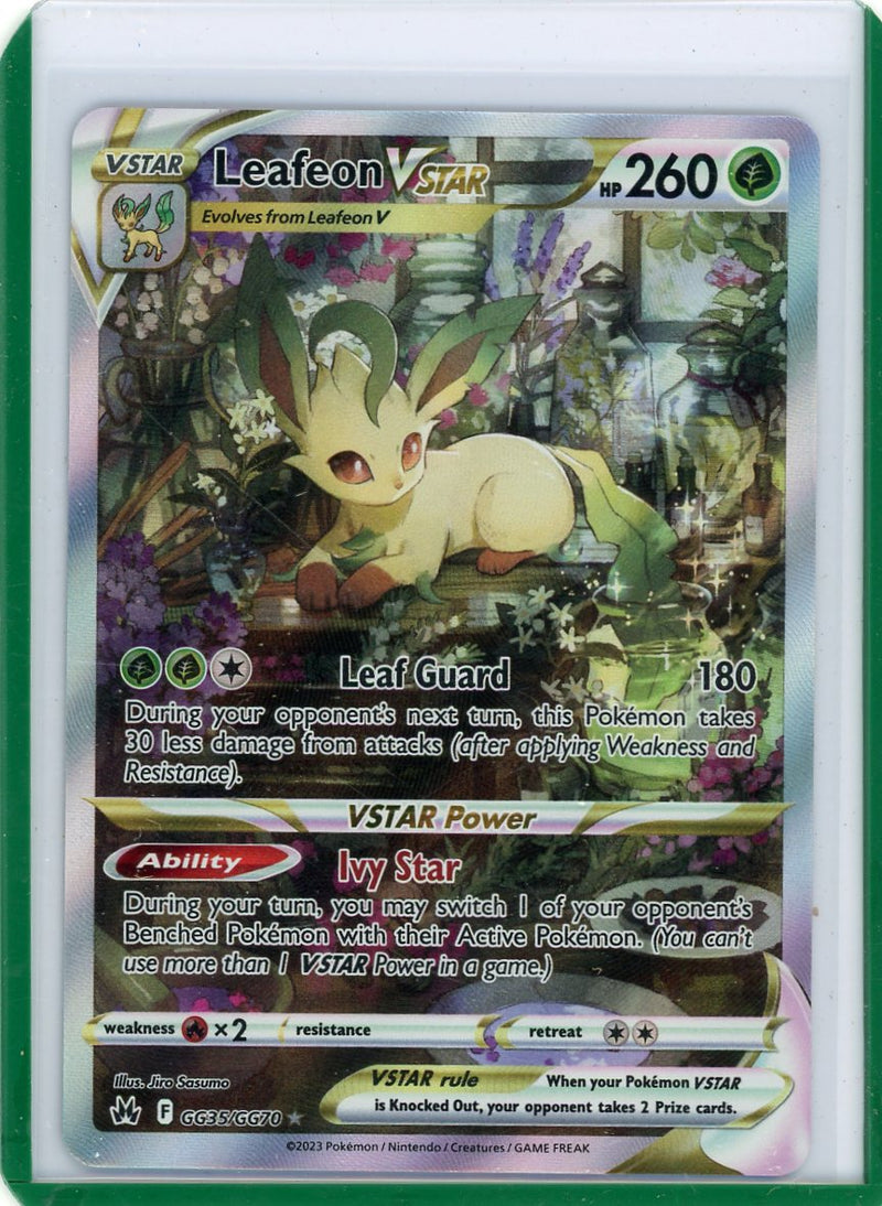 Leafeon Vstar Pokémon Crown Zenith Galarian Gallery 