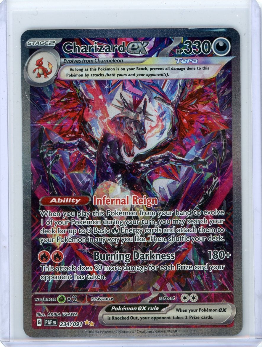 Charizard ex Pokémon Paldean Fates Special Illustration Rare #234/091