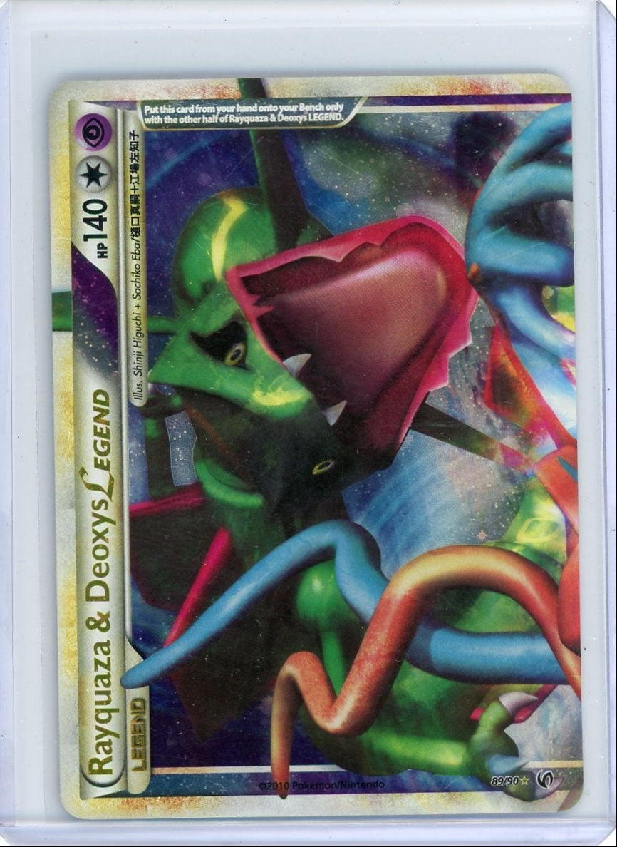 Rayquaza & Deoxys Legend Pokémon HGSS Undaunted Top #89/90 (HP)