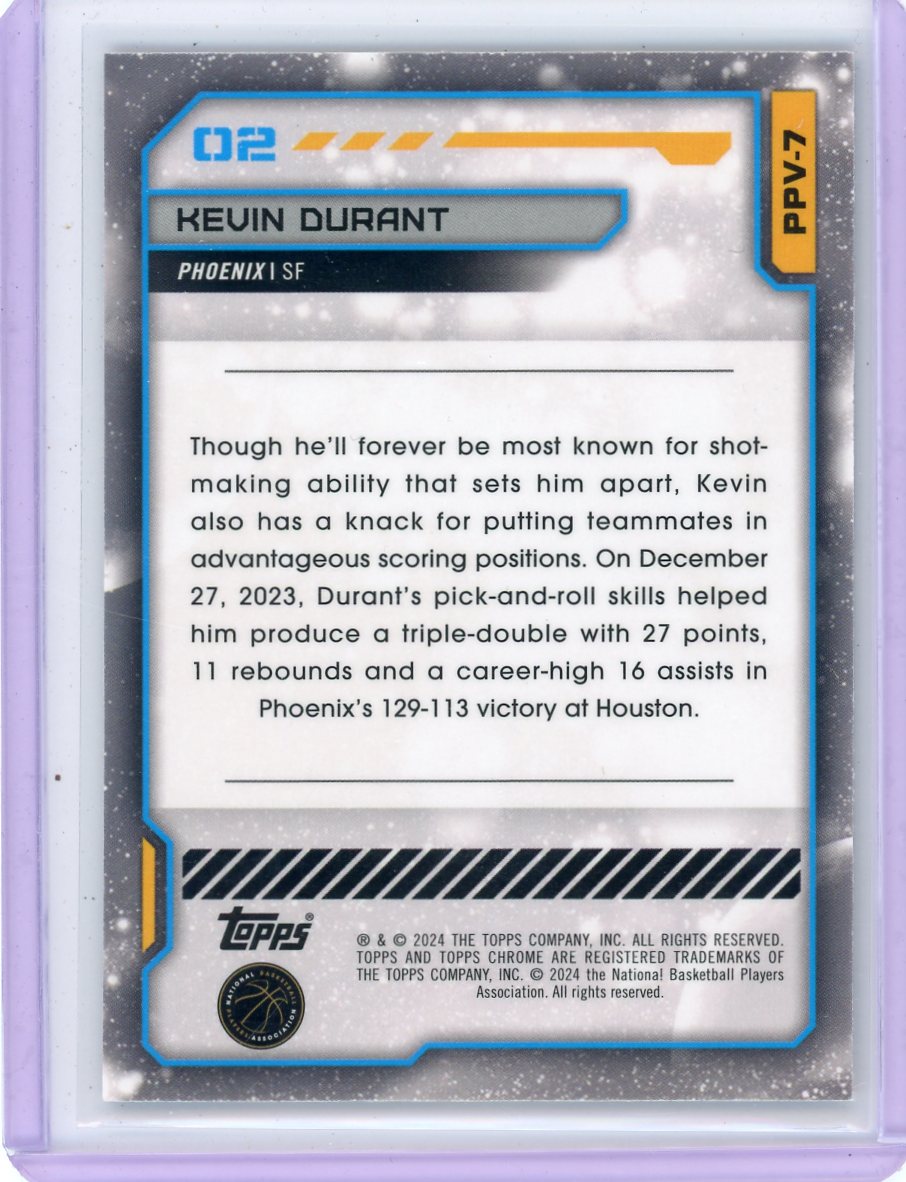 Kevin Durant 2023-24 Cosmic Chrome Planetary Pursuit Venus
