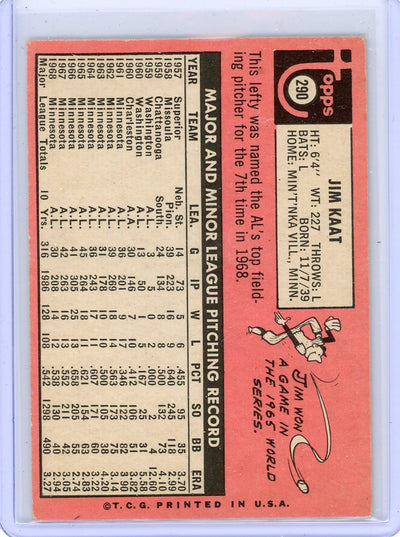 Jim Kaat 1969 Topps #290