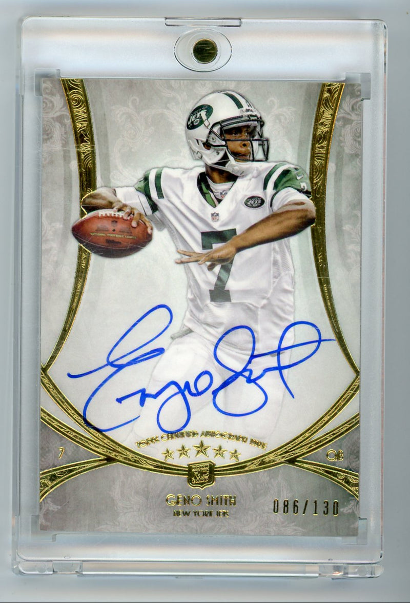 Geno Smith 2013 Topps Five Star Futures autograph rookie card 