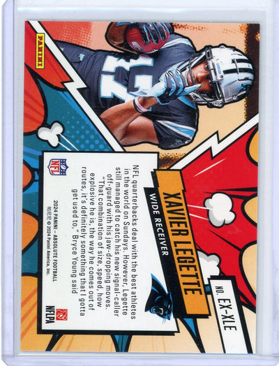 Xavier Legette 2024 Panini Absolute Explosive RC SSP