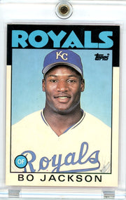 Bo Jackson 1986 Topps Traded Tiffany Rookie Card #50T