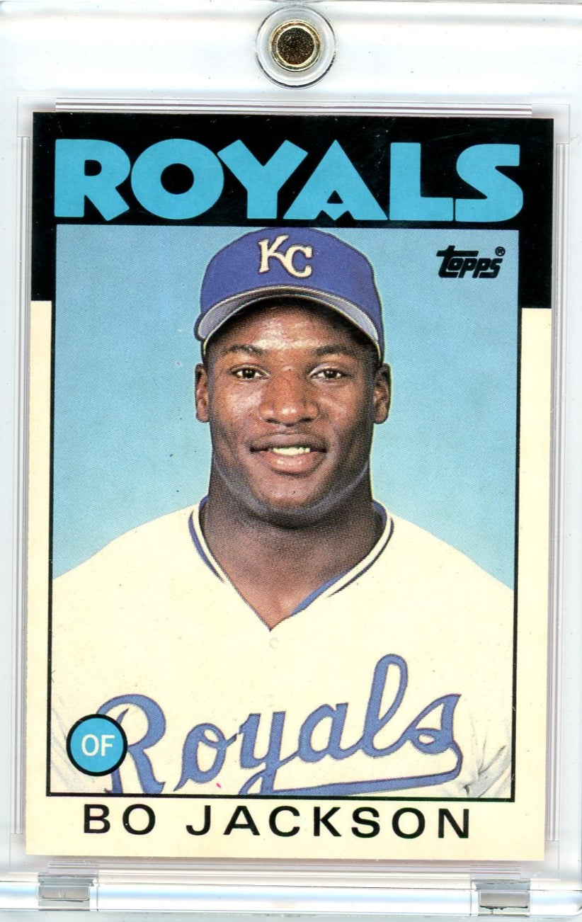 Bo Jackson 1986 Topps Traded Tiffany Rookie Card #50T
