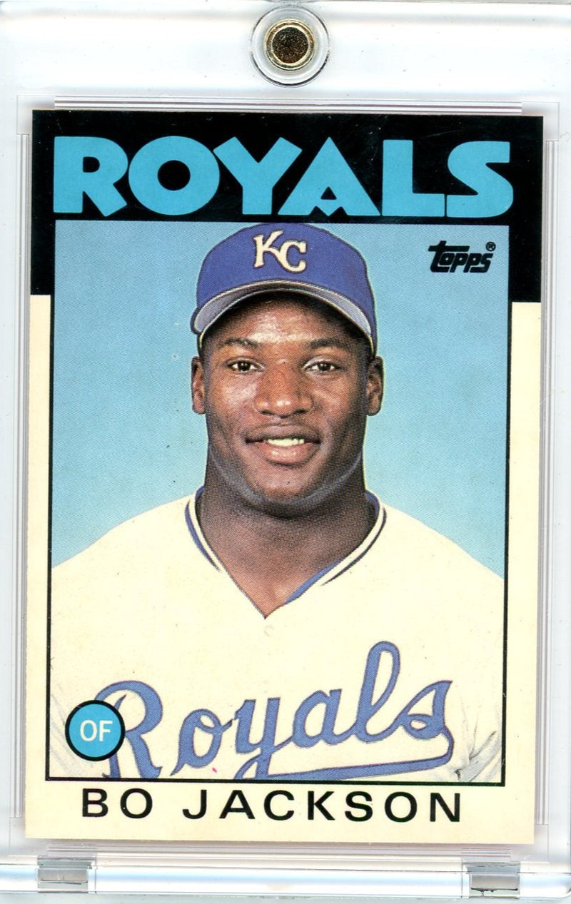 Bo Jackson 1986 Topps Traded Tiffany Rookie Card 