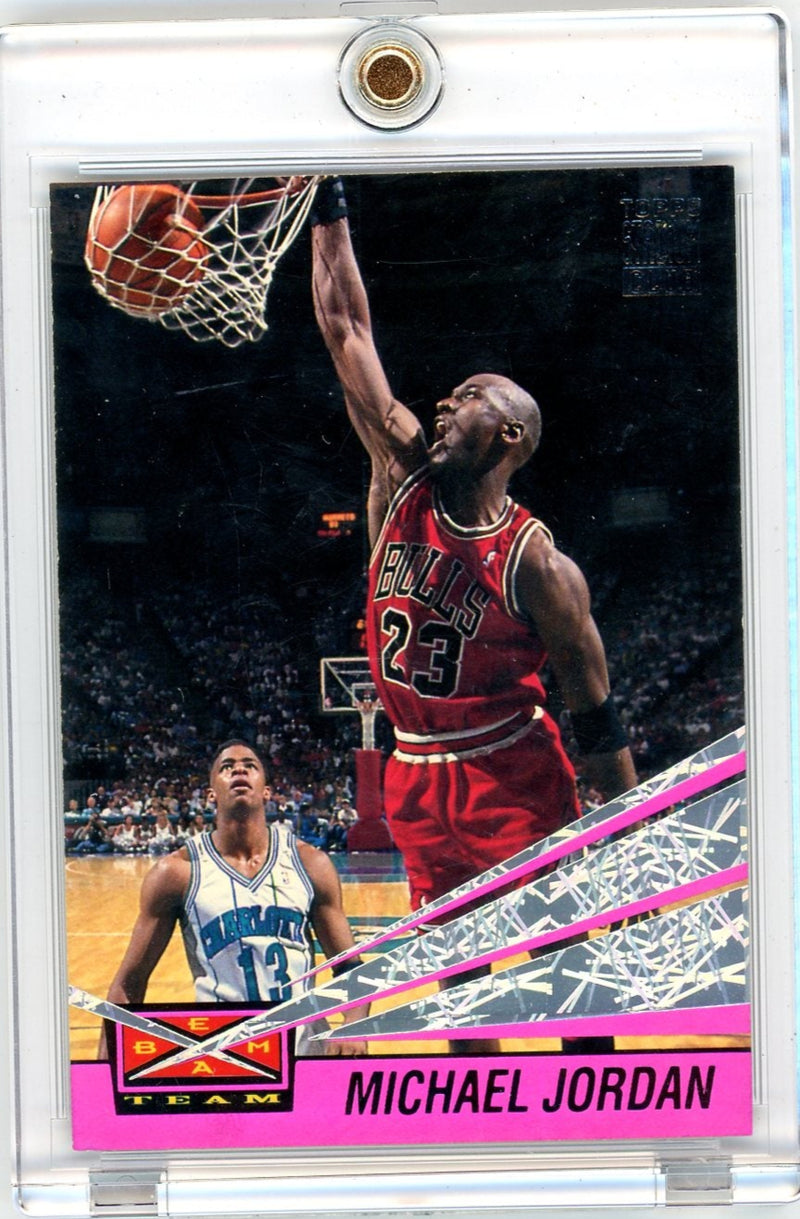 Michael Jordan 1993 Topps Stadium Club Beam Team