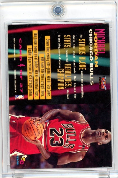 Michael Jordan 1993 Topps Stadium Club Beam Team