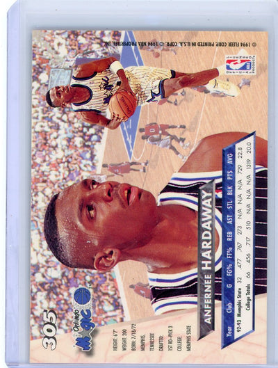 Anfernee Hardaway 1993-94 Fleer Ultra Rookie #305