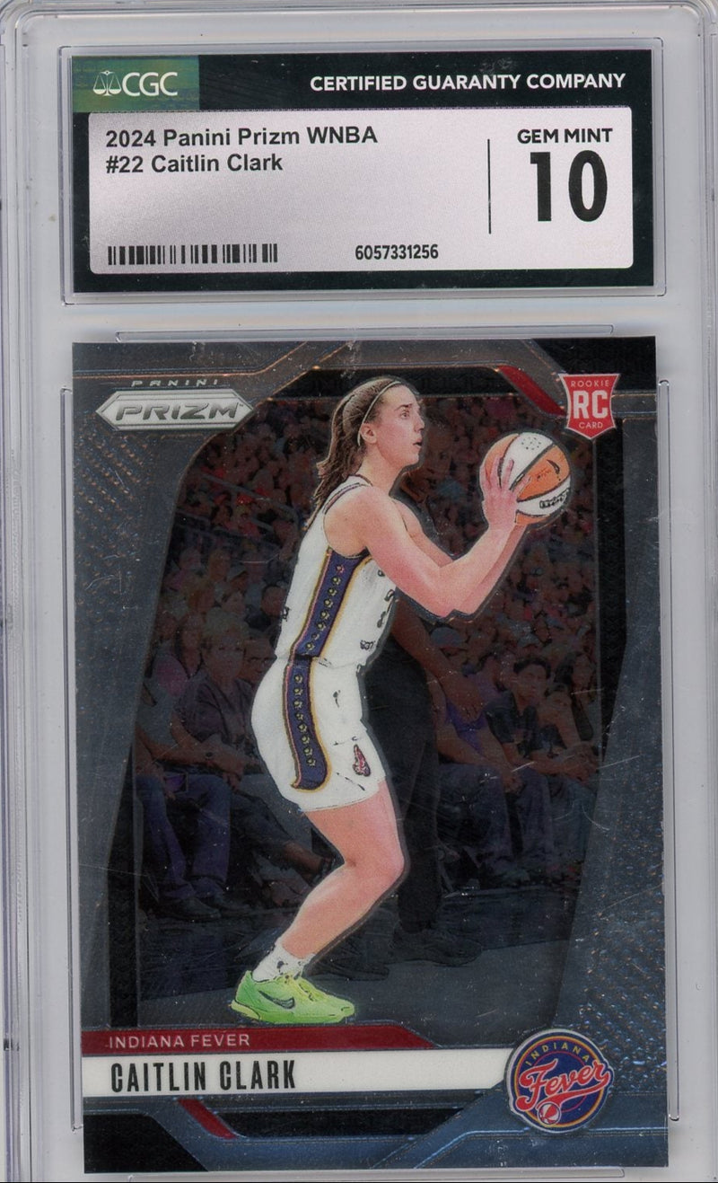 Caitlin Clark 2024 Panini Prizm WNBA CGC 10