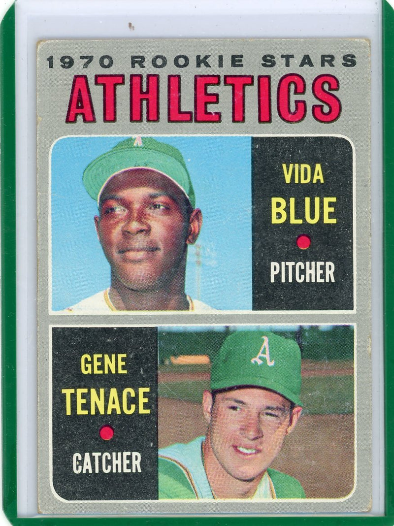 Vida Blue Gene Tenace 1970 Topps Rookie Stars 