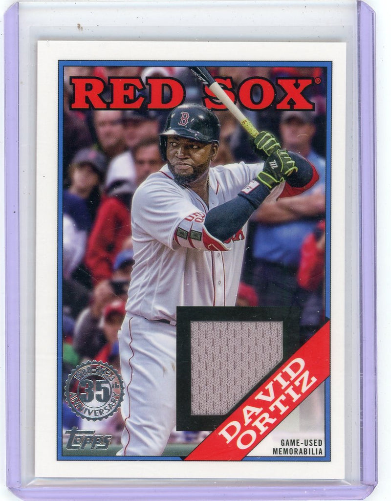 David Ortiz 2023 Topps 35th Anniversary Jersey Relic