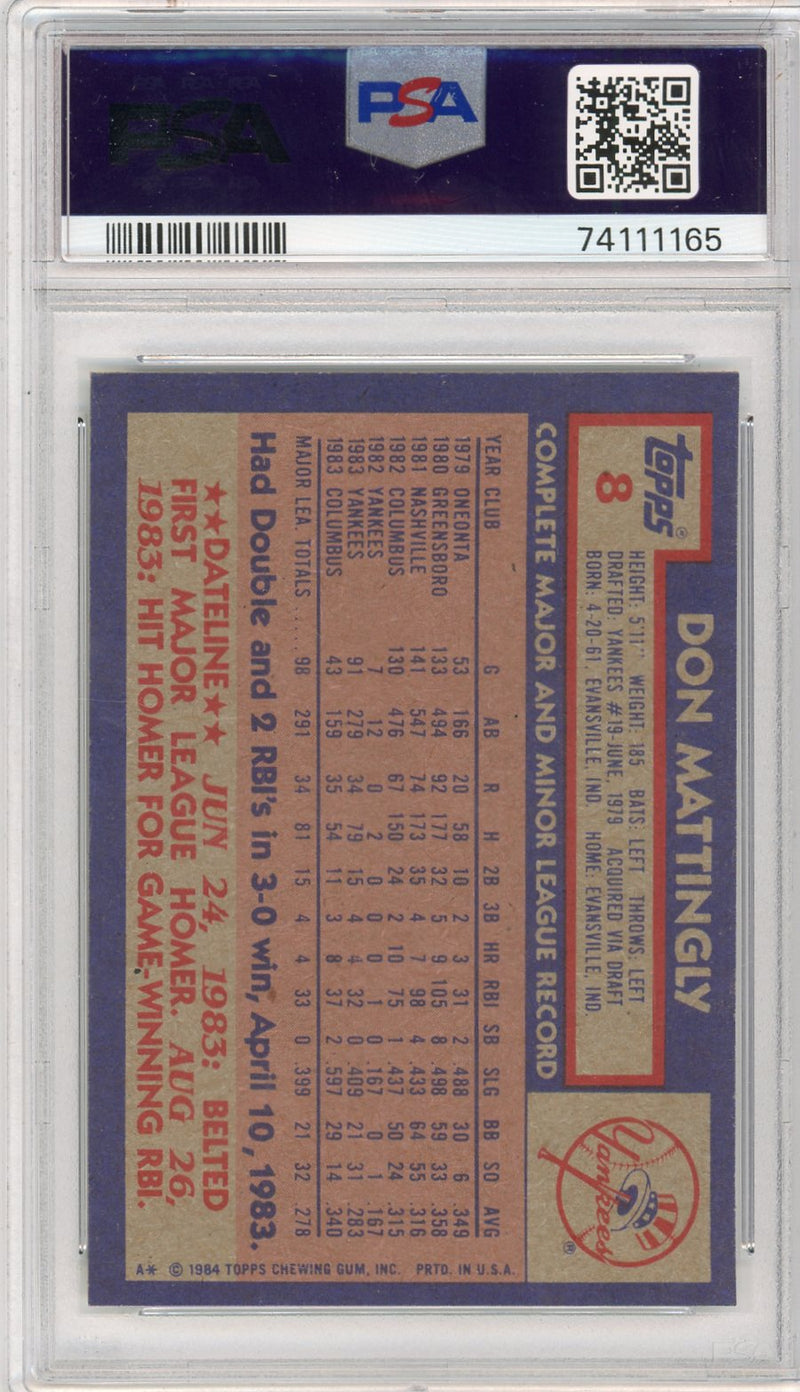 Don Mattingly 1984 Topps 