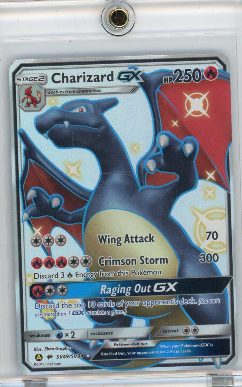 Charizard GX Pokémon Hidden Fates Shiny Full-Art #SV49/SV94