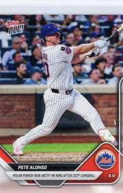 Pete Alonso 2025 Topps Now #553 "HR King After 253rd Longball"