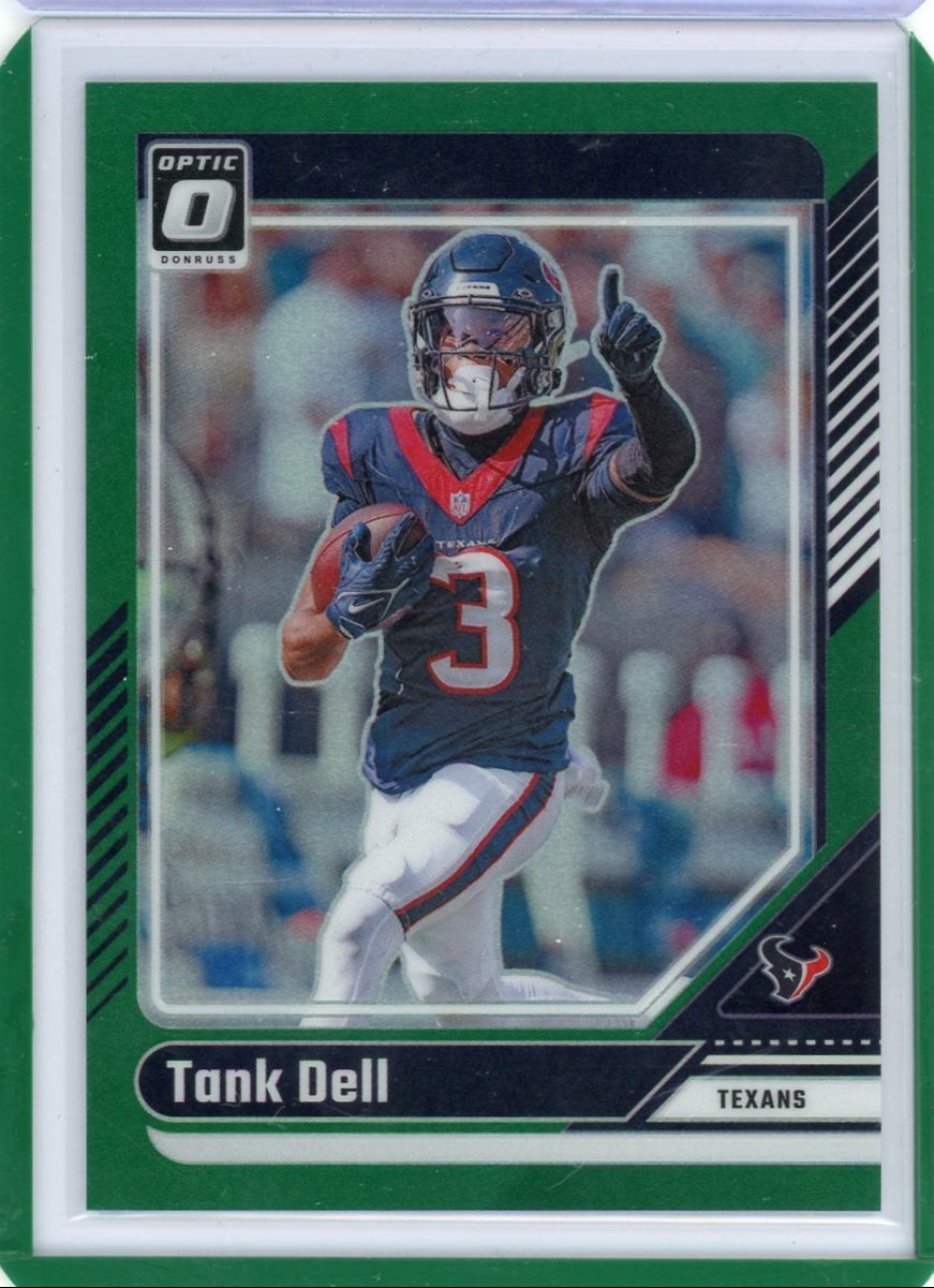 Tank Dell 2024 Panini Donruss Optic green prizm #'d 1/5
