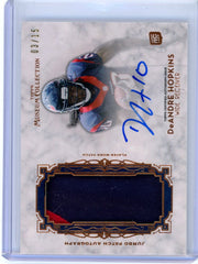 DeAndre Hopkins 2013 Topps Museum Collection Rookie Patch Autograph #'d 03/15