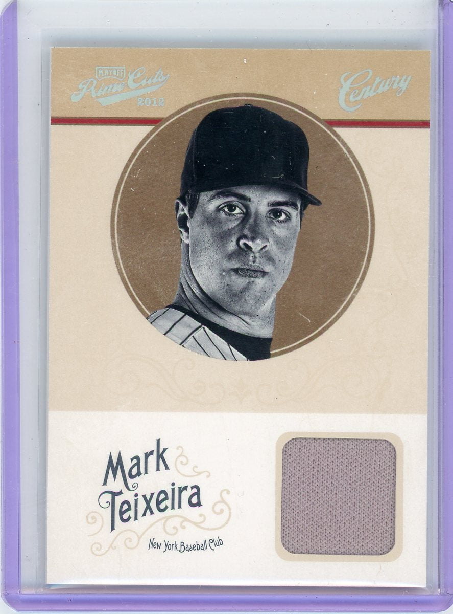 Mark Teixeira 2012 Playoff Prime Cuts Jersey Relic #'d 35/49