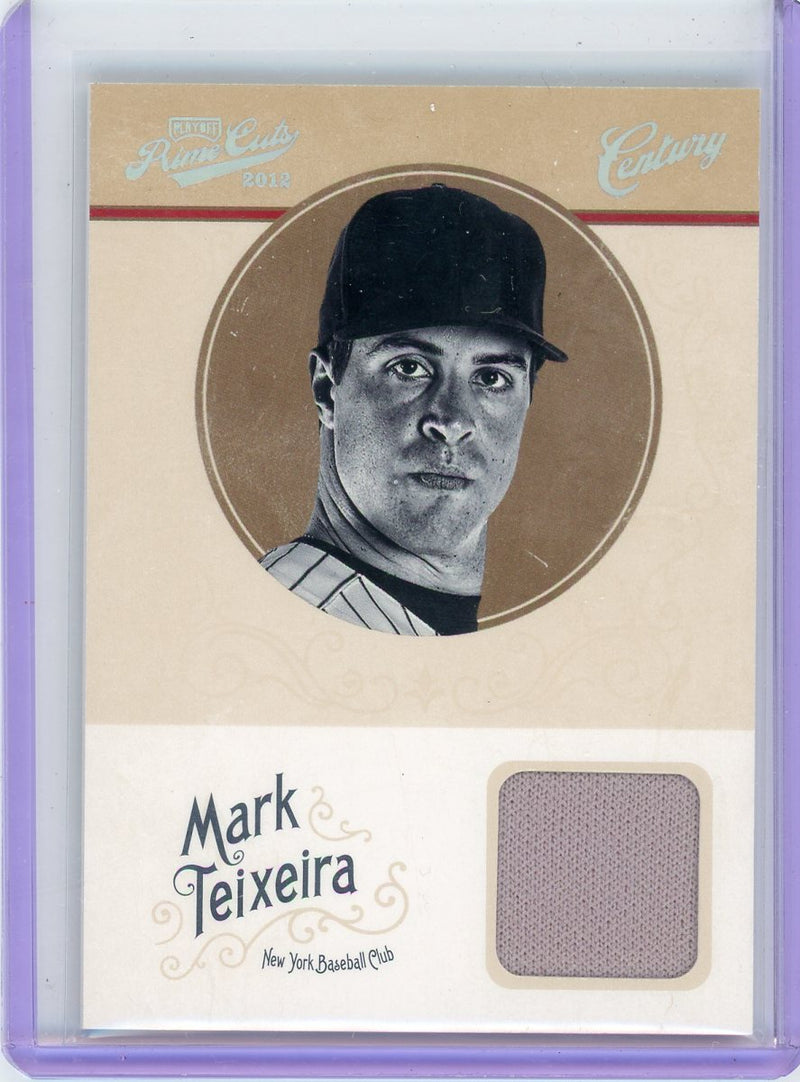 Mark Teixeira 2012 Playoff Prime Cuts Jersey Relic 