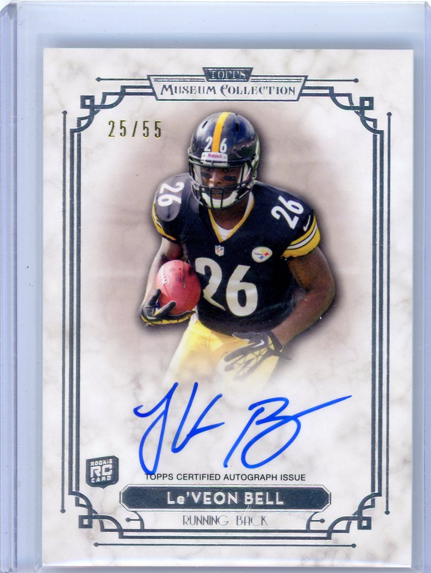 Le'Veon Bell 2013 Topps Museum Collection Rookie Autograph #'d 25/55