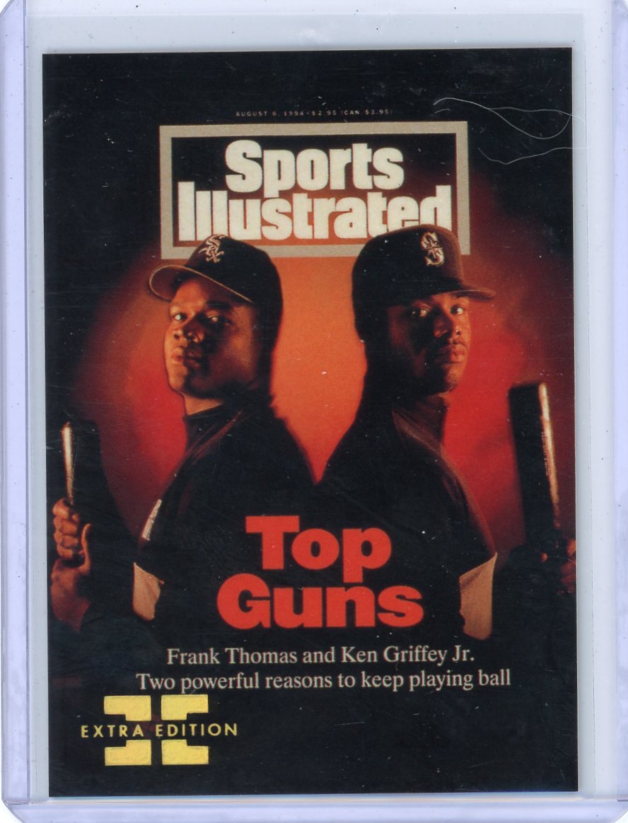 Ken Griffey Jr. / Frank Thomas 1997 Fleer Top Guns Extra Edition #'d 478/500