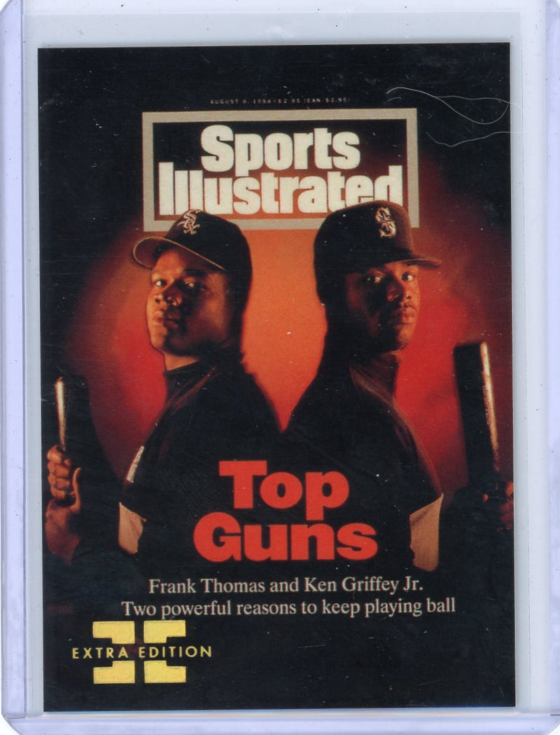 Ken Griffey Jr. / Frank Thomas 1997 Fleer Top Guns Extra Edition 
