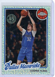 Cooper Flagg Topps Chrome Silver Pack Mojo Refractor RC