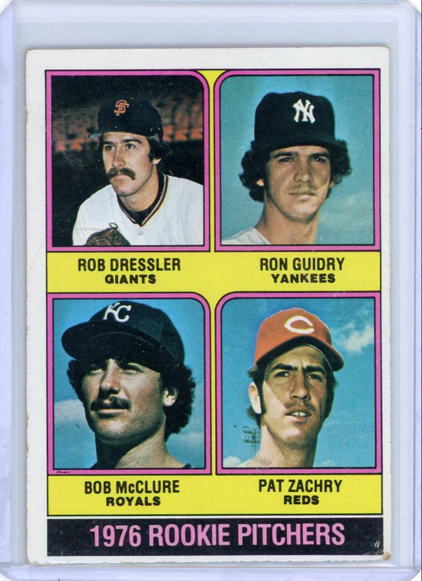 Ron Guidry 1976 Topps Rookie Pitchers #599