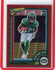 Garrett Wilson 2022 Panini Classics red prizm rookie card #'d 11/35