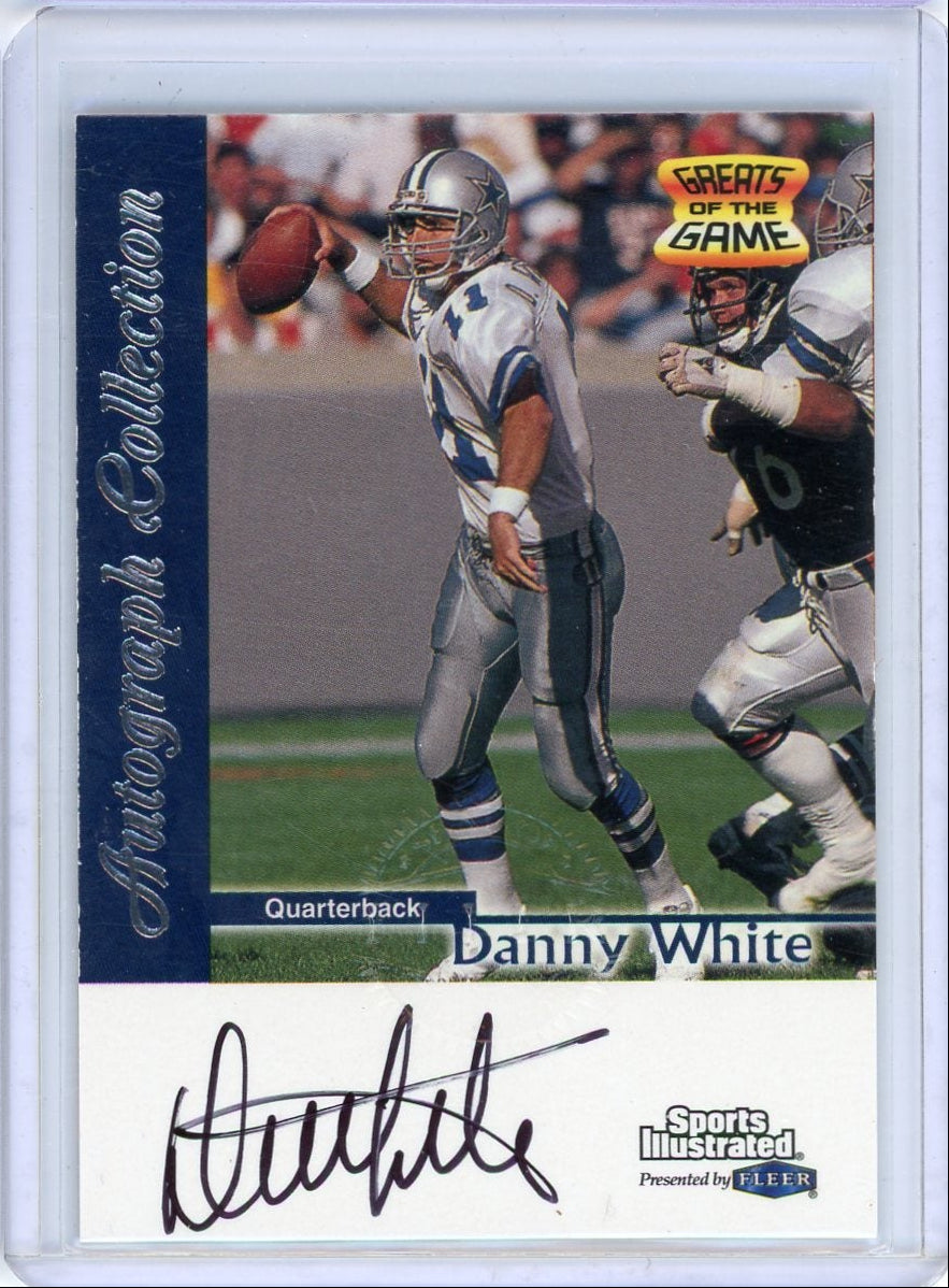Danny White 1999 Fleer Sports Illustrated Autograph Collection Auto