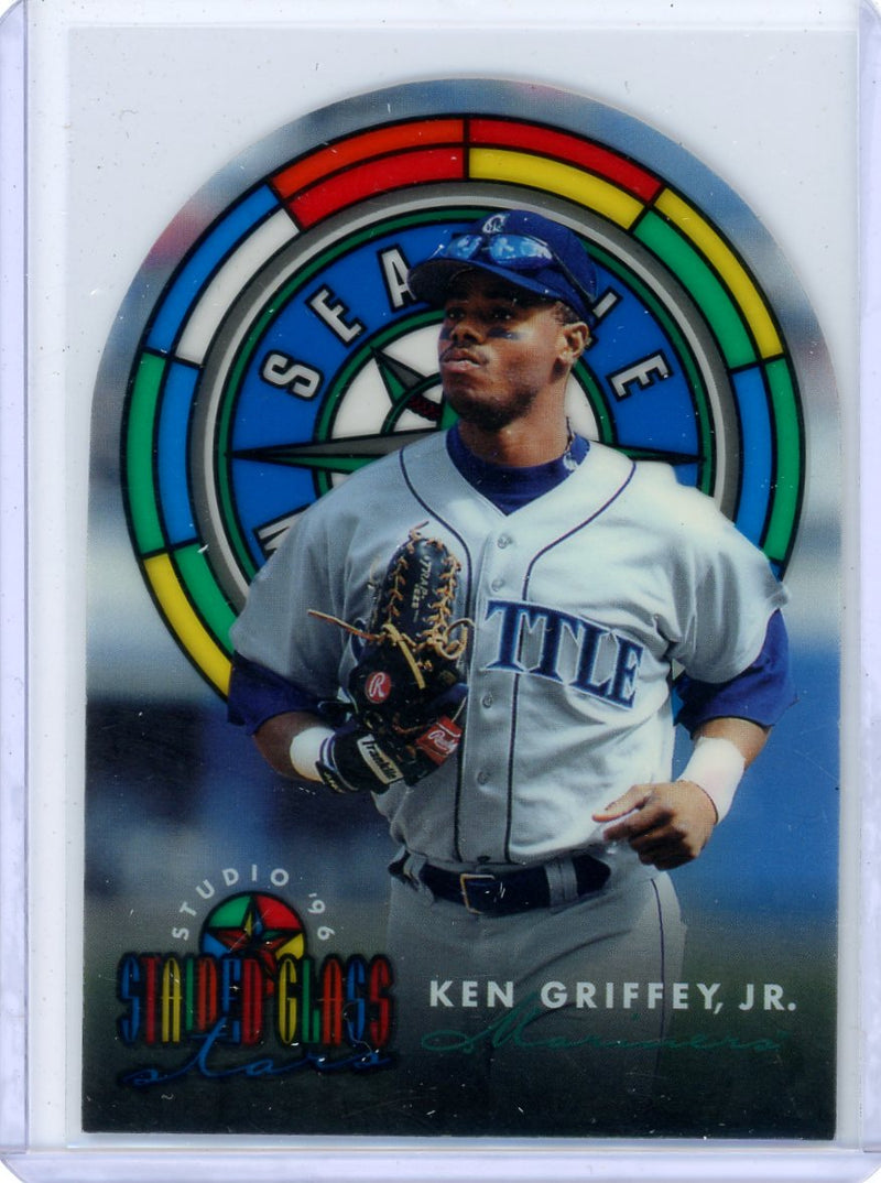 Ken Griffey Jr. 1996 Studio Stained Glass