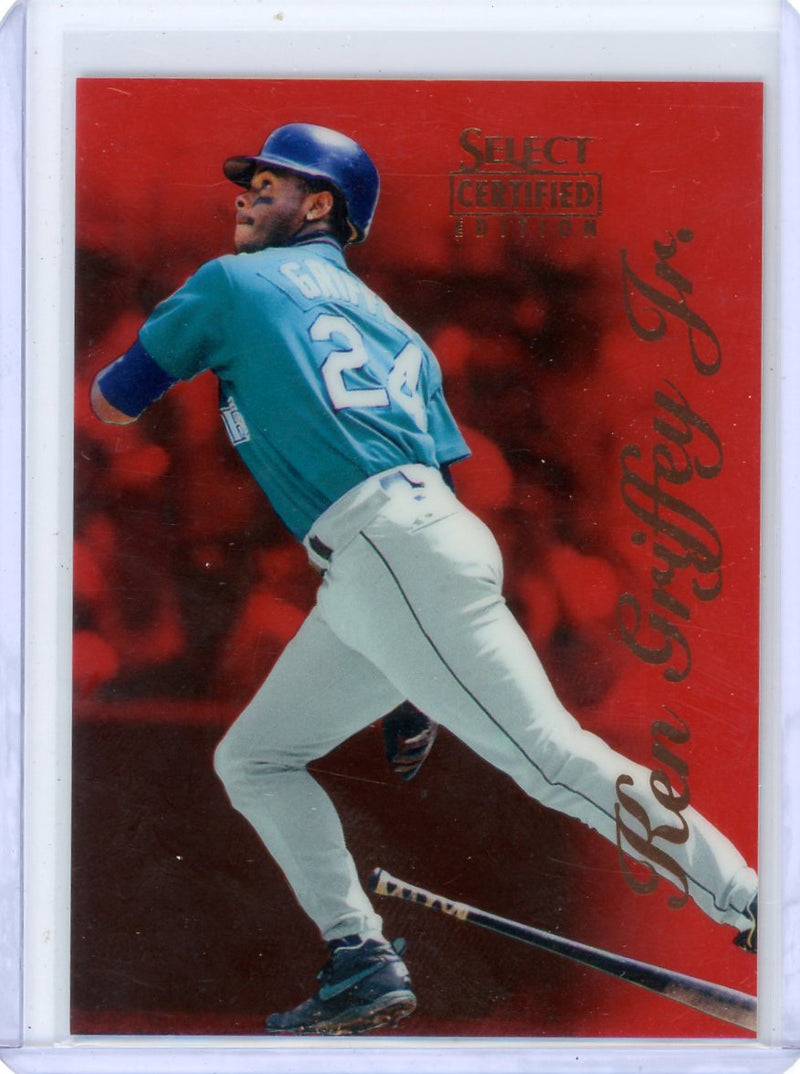 Ken Griffey Jr. 1996 Select Certified Edition Mirror Red