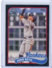 Juan Soto 2024 Topps 35th Anniversary Black #'d 083/299