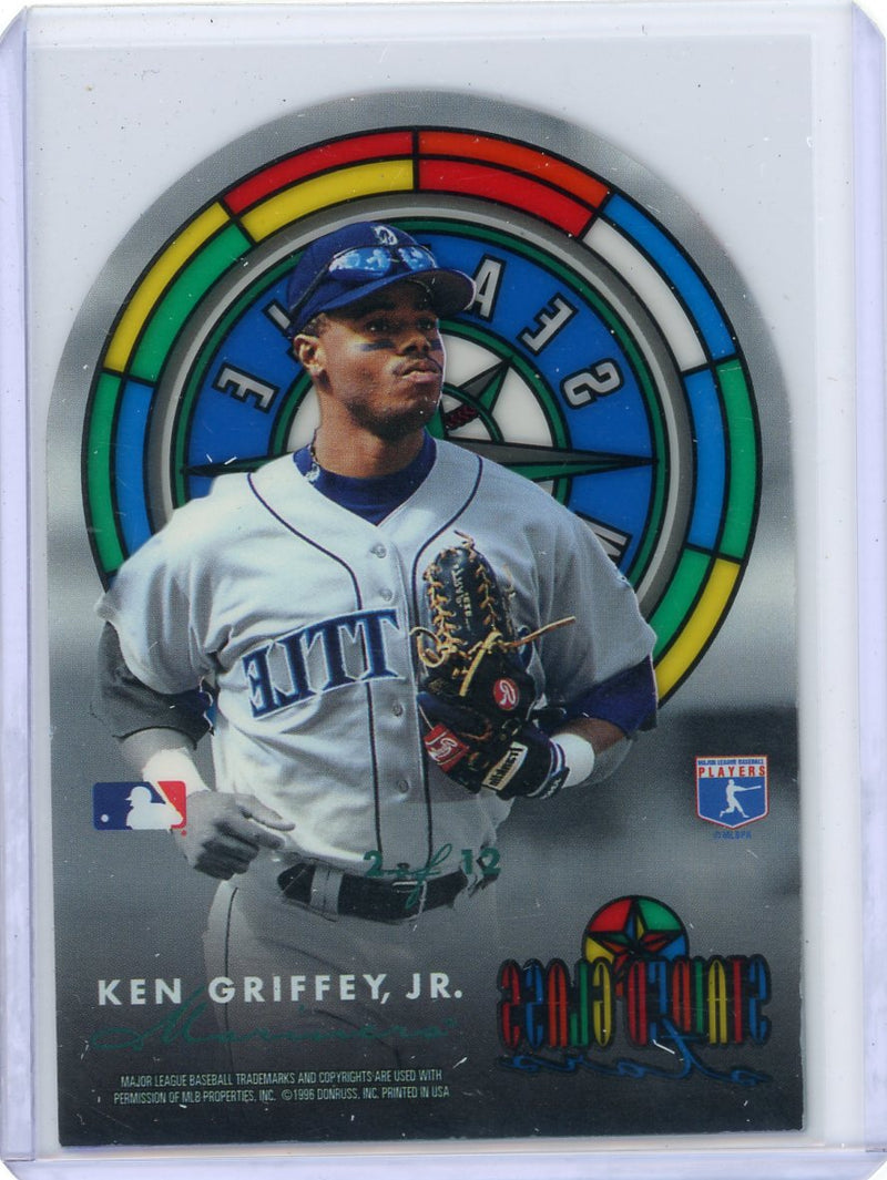 Ken Griffey Jr. 1996 Studio Stained Glass