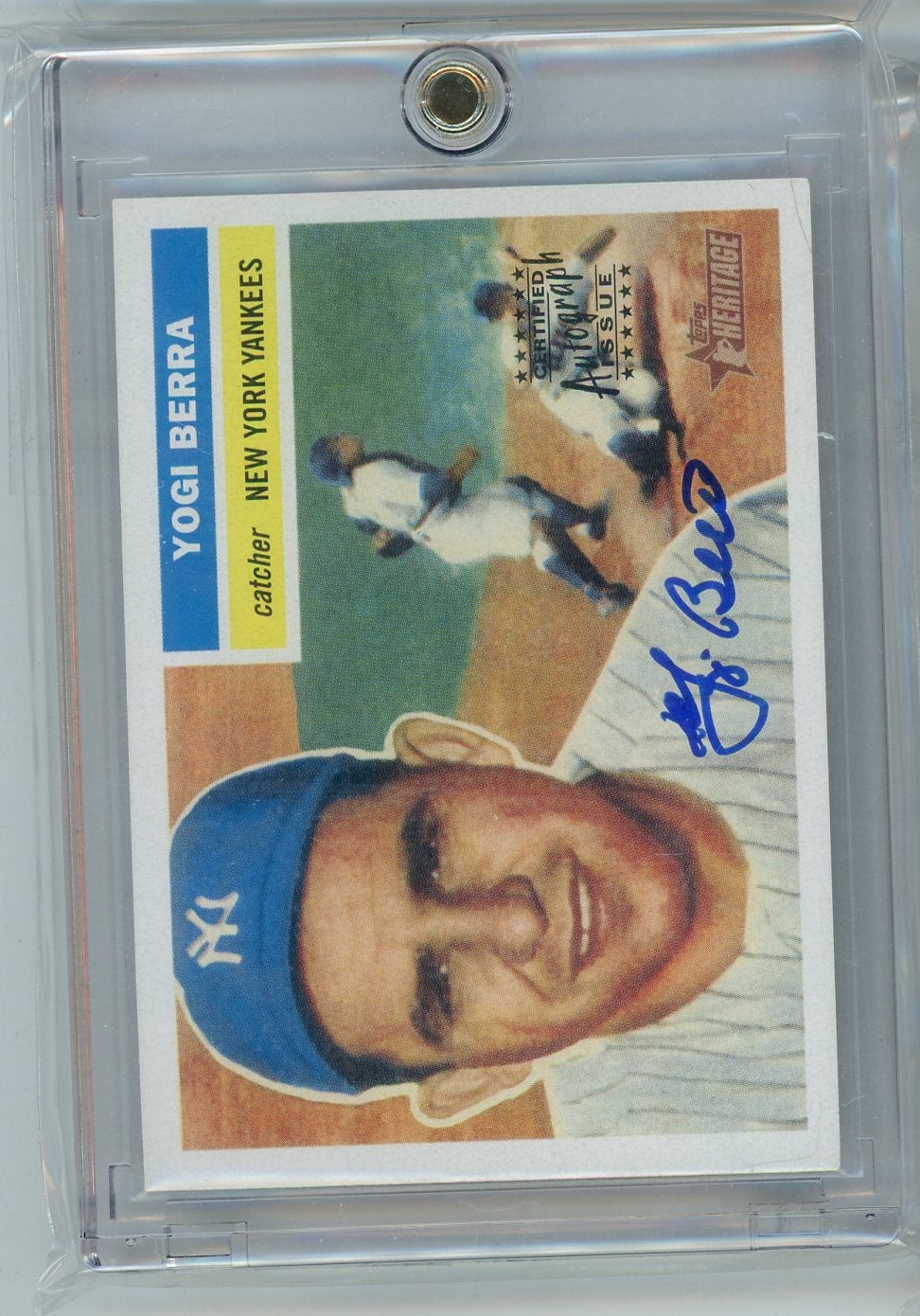 Yogi Berra 2005 Topps Heritage Real One Autograph