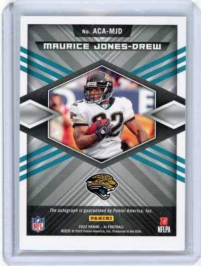 Maurice Jones-Drew 2022 Panini XR Acclaimed Autographs blue #'d 18/25