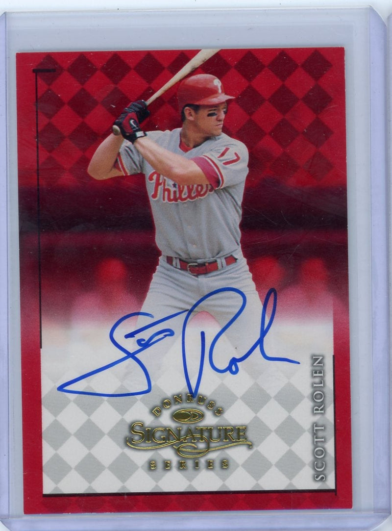Scott Rolen 1998 Donruss Signature Series Auto