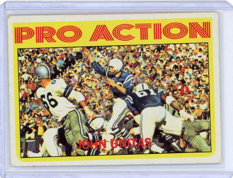 John Unitas 1972 Topps 
