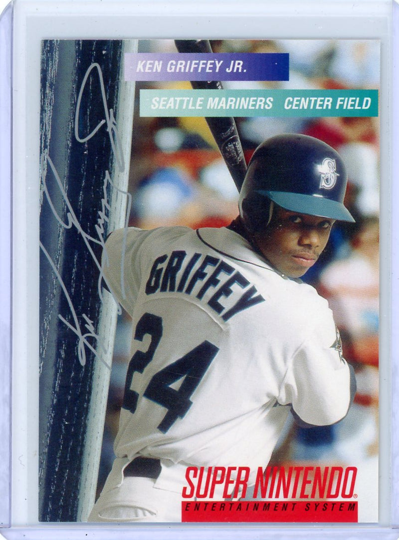 Ken Griffey Jr. 1994 Super Nintendo Silver Signature
