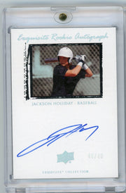 Jackson Holliday 2023 Upper Deck Exquisite Rookie Autograph #'d 46/49