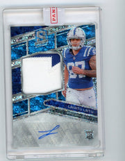 Laiatu Latu 2024 Panini Spectra Neon Blue Prizm RPA #'d 13/50