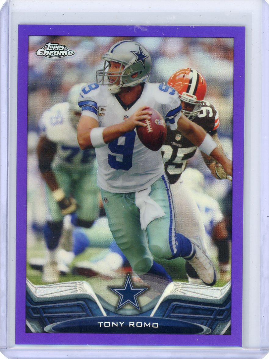 Tony Romo 2013 Topps Chrome Purple Refractor #'d 207/499