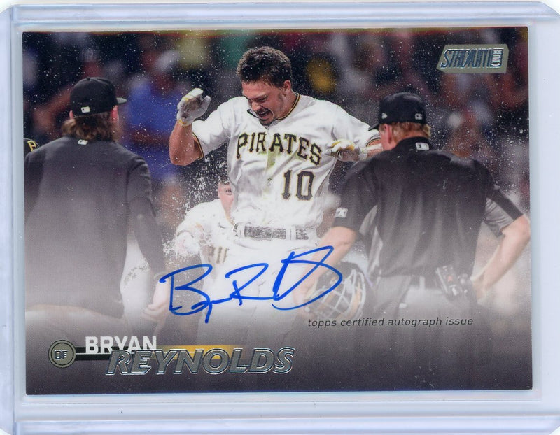 Bryan Reynolds 2023 Topps Stadium Club autograph