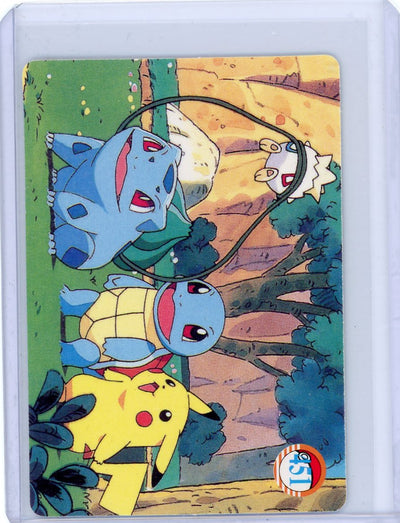 Pokemon 1st Gen Pikachu & Friends Pocket Monsters (Pokémon) silver foil vending machine sticker #459