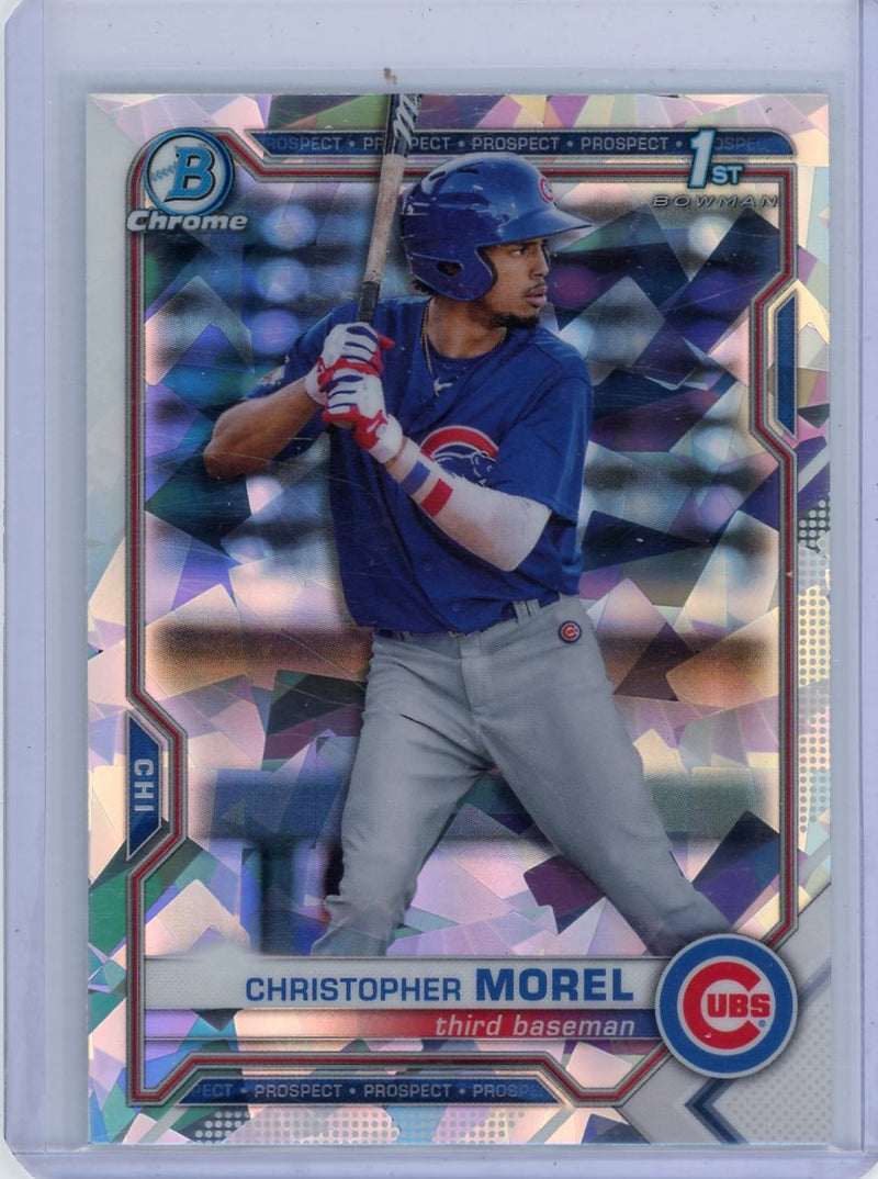 Christopher Morel 2021 1st Bowman Chrome atomic refractor