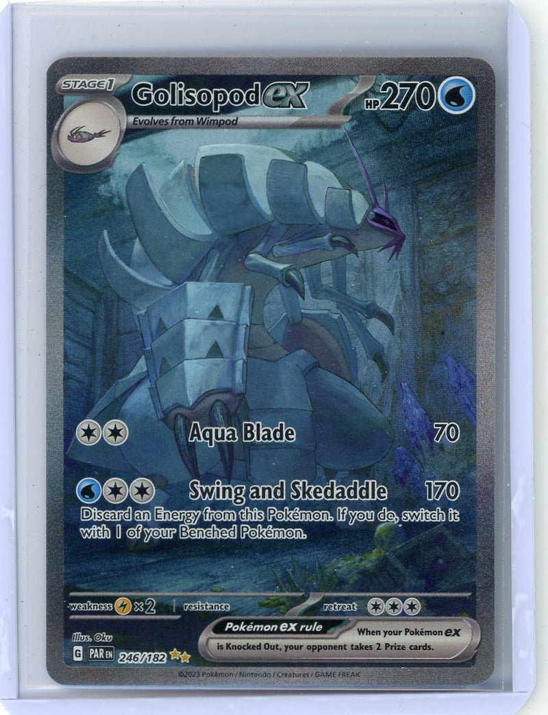 Golisopod EX 2023 Pokemon Paradox Rift Special Illustration Rare holo 246/182