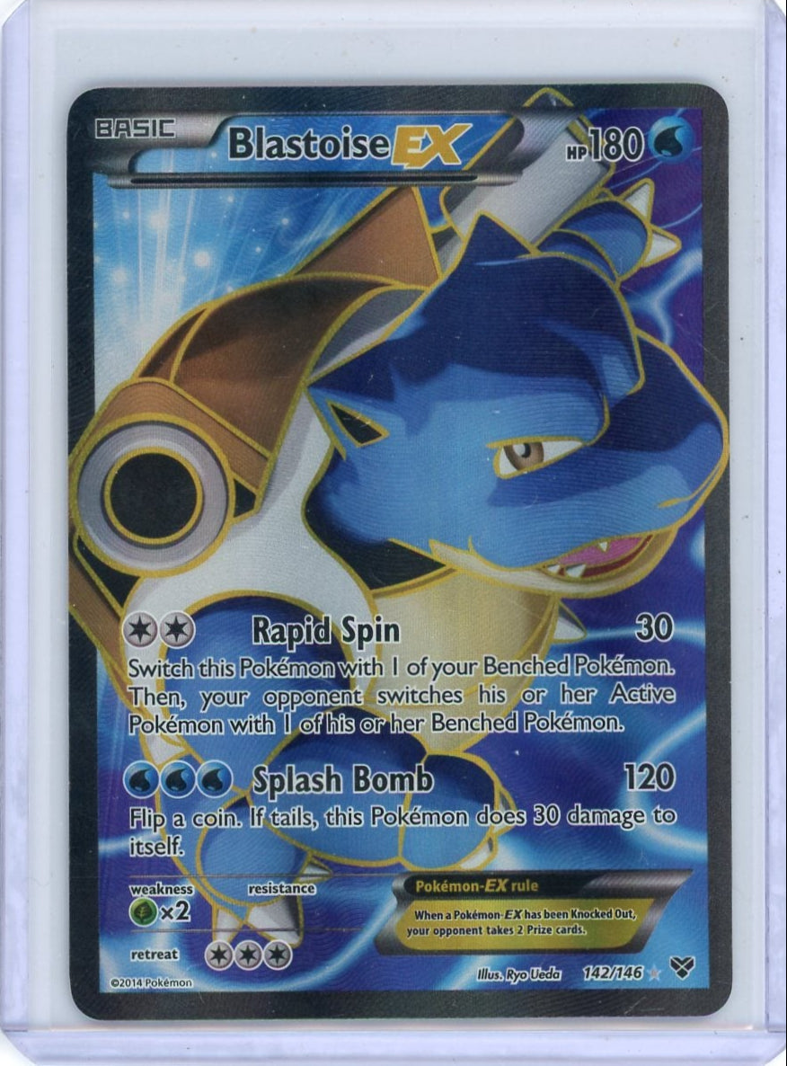 Blastoise EX Pokémon XY Base Set #142/146 LP