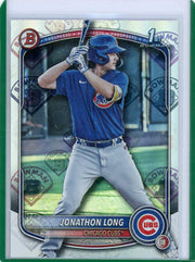 Jonathon Long 2025 Bowman Prospects Retro Logo Foil