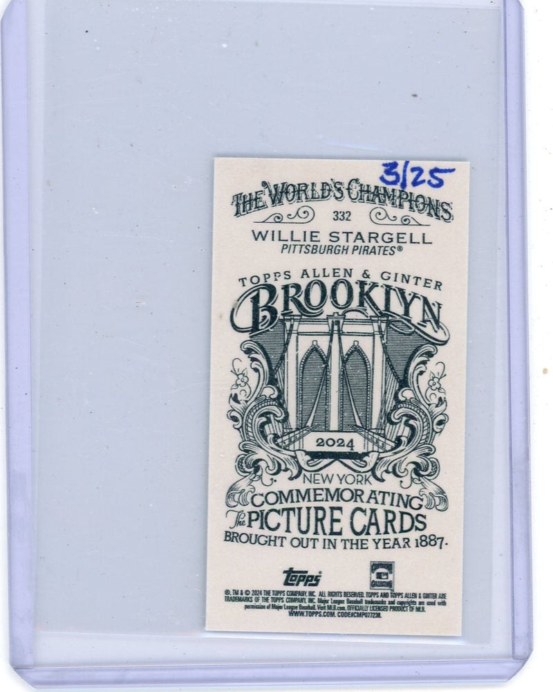 Willie Stargell 2024 Topps Allen & Ginter Mini 