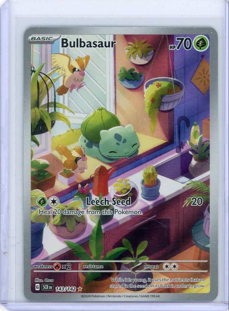 Bulbasaur Pokémon Stellar Crown Illustration Rare 